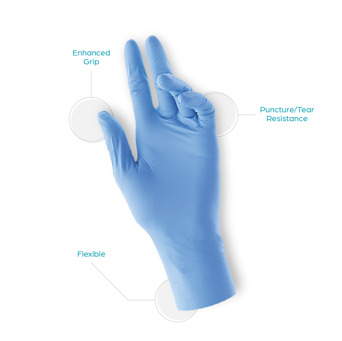 Nitrile Exam Gloves - Powder & Latex-Free Disposable Gloves