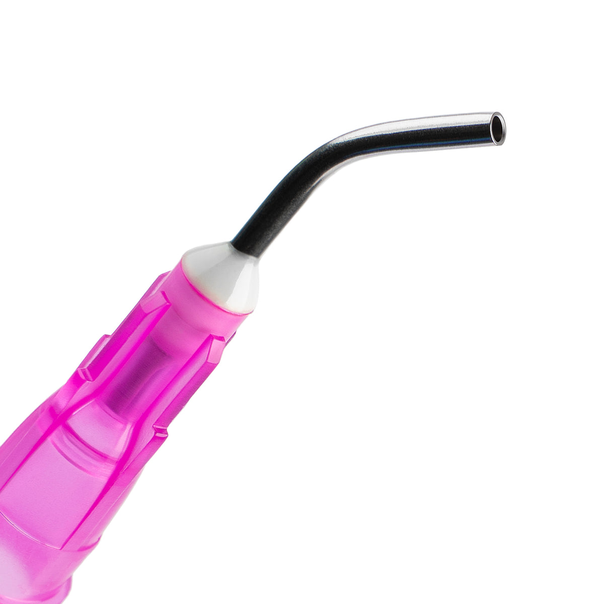 Pre-Bent Applicator Tips - Pink 18 Ga Precision Liner Delivery Tips