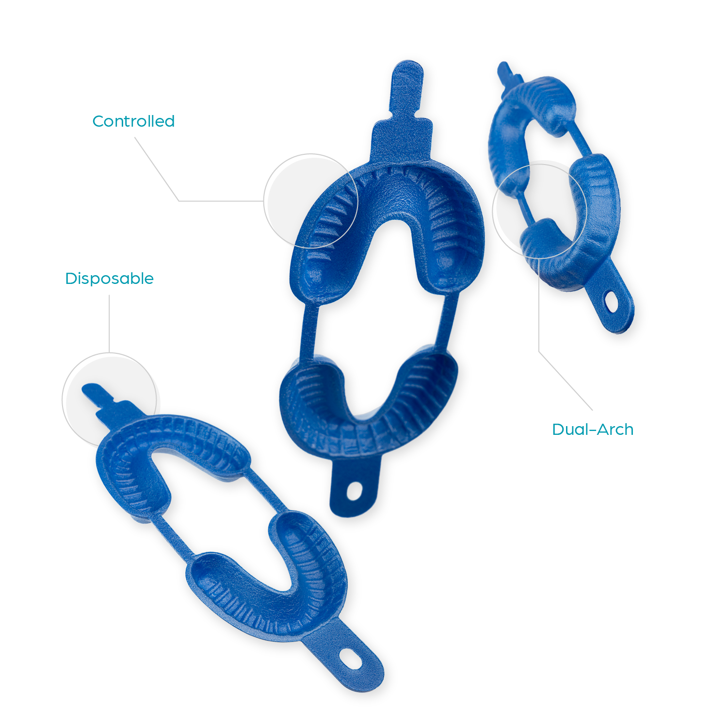 Dual-Arch Foam Fluoride Trays