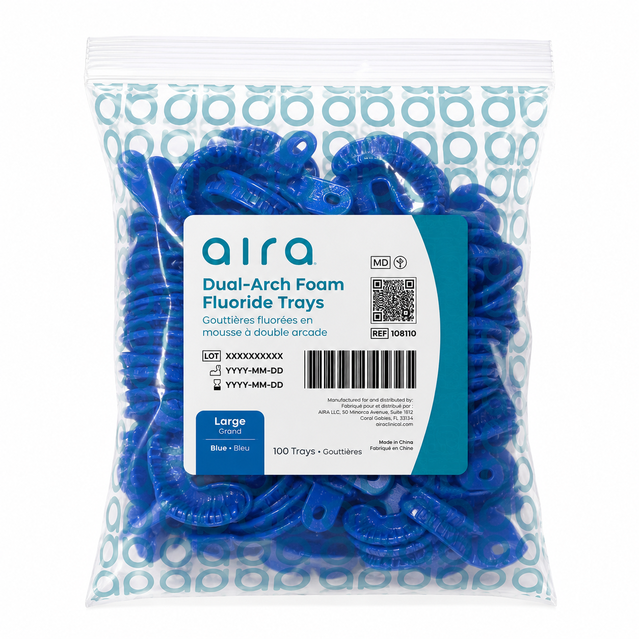 Dual-Arch Foam Fluoride Trays