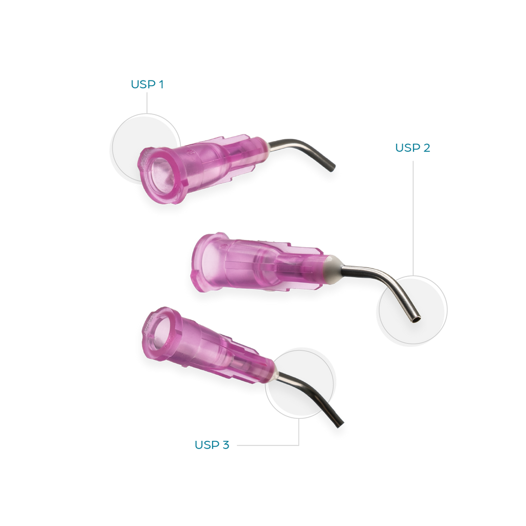 Pre-Bent Syringe Applicator Tips