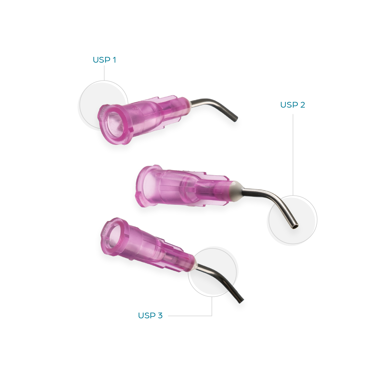 Pre-Bent Syringe Applicator Tips