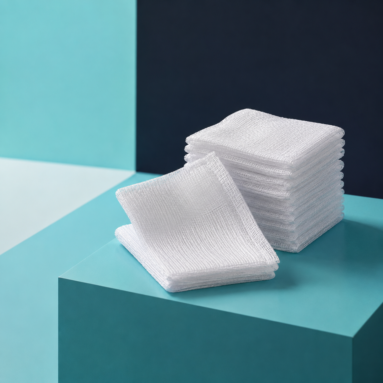 Non-Woven Gauze Sponges, Non-Sterile, 4-Ply, 2" x 2"
