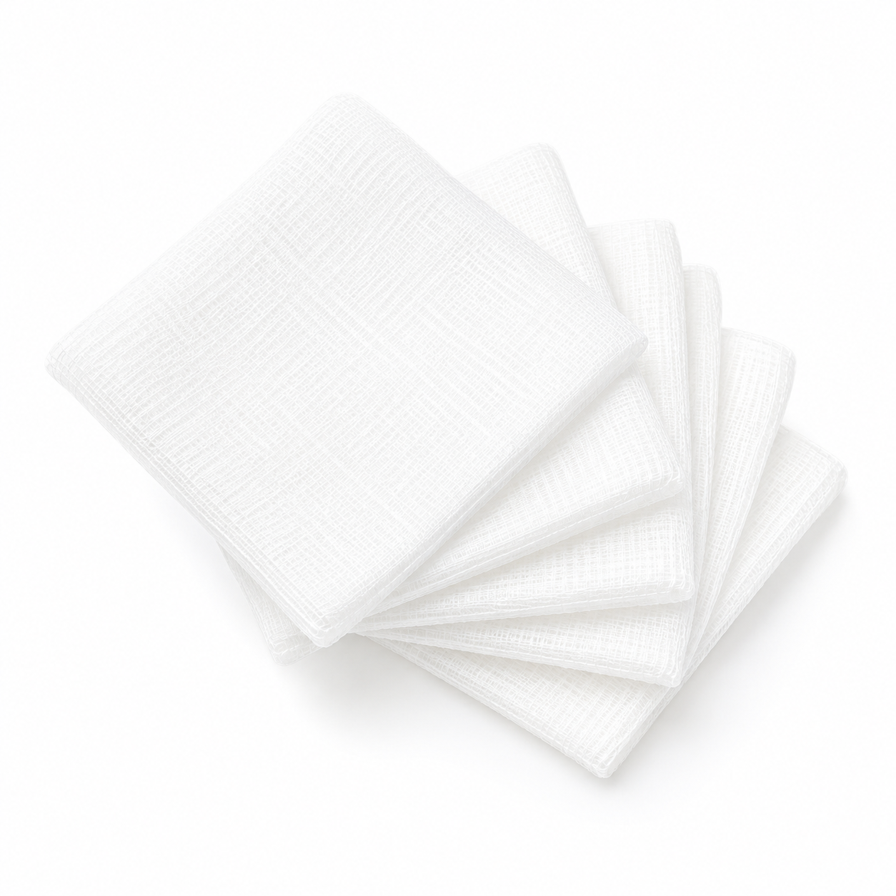 Non-Woven Gauze Sponges, Non-Sterile, 4-Ply, 2" x 2"