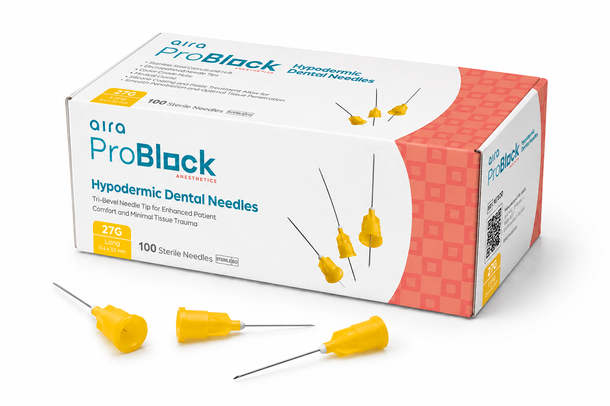 Dental Anesthetic Needles - Sterile Disposable Hypodermic Needles