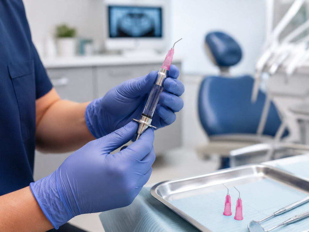 Pre-Bent Syringe Applicator Tips